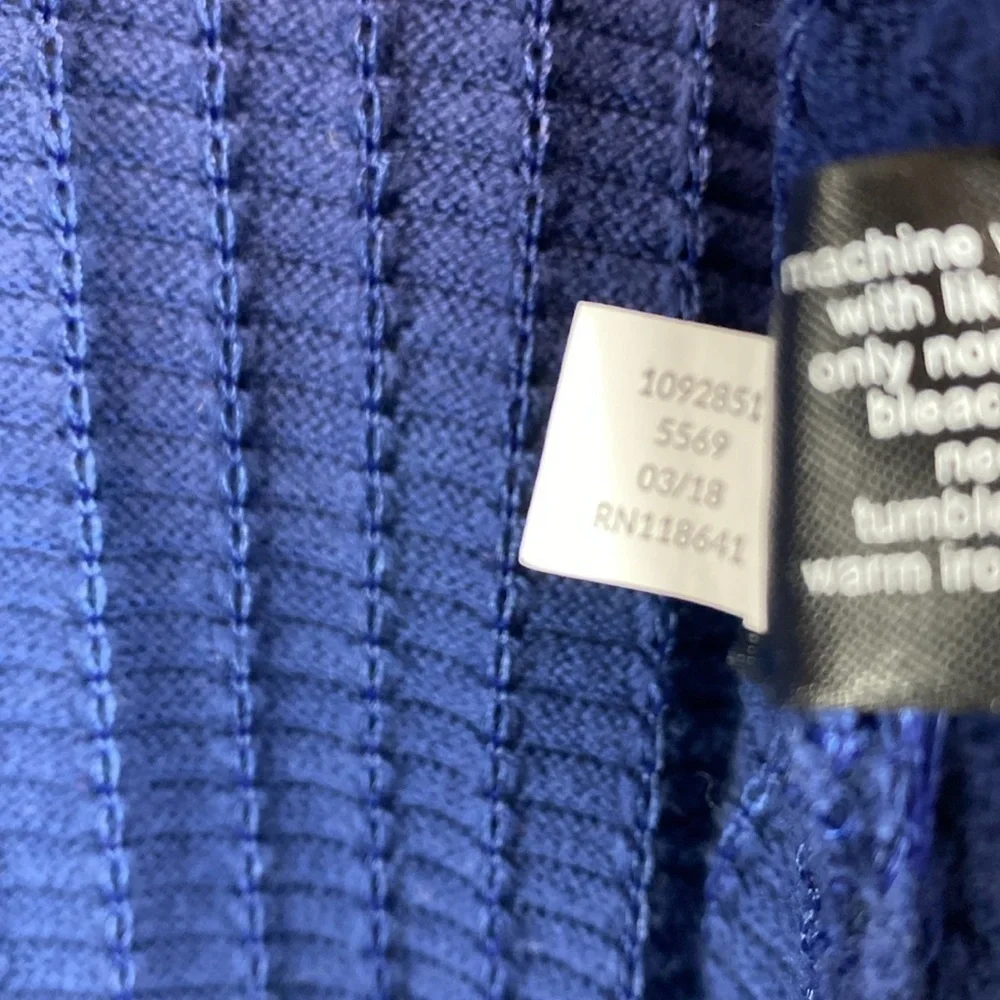 Lane Bryant full zip cardigan blue with peplum hem boho classic casual 22/24